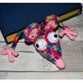 Amigurumi Crochet Rat Bookmark Light Grey 